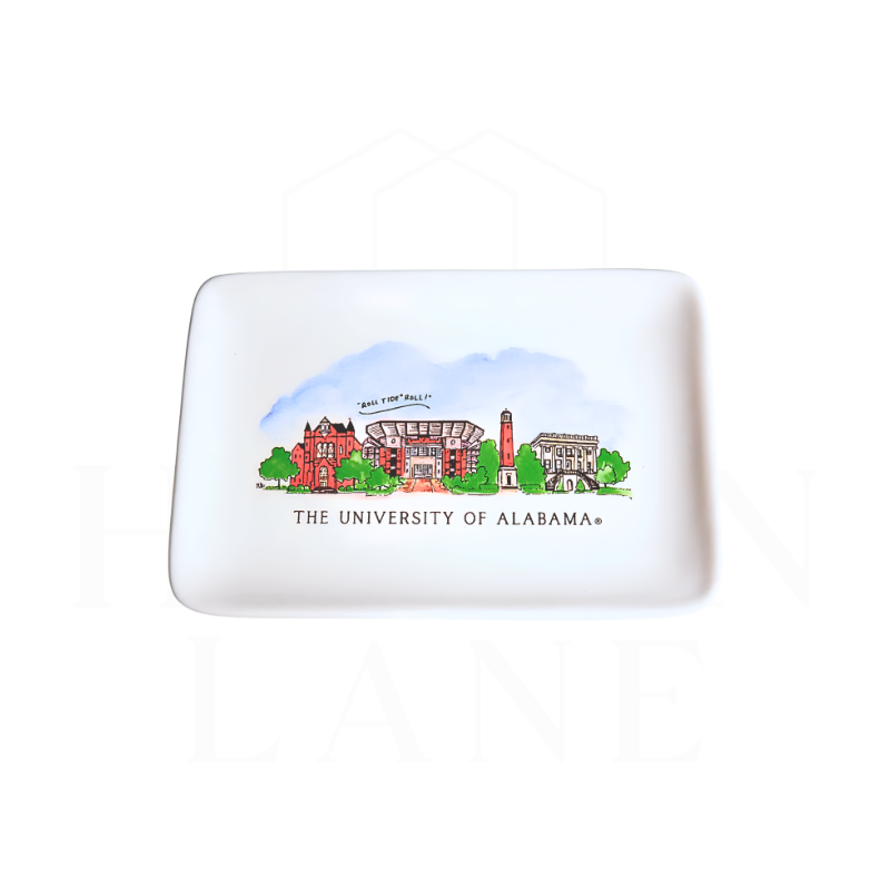 Alabama Skyline Ceramic Trinket Tray