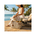 Basket Tote, Cross Diamond