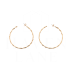 Berkley Gold Braided Hoops