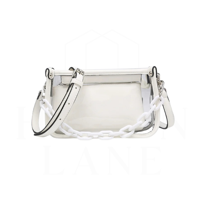 Clear Crossbody w/Chain