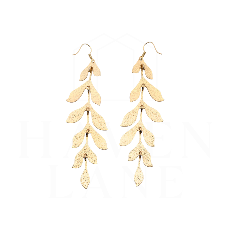 Flora Leaf Earrings