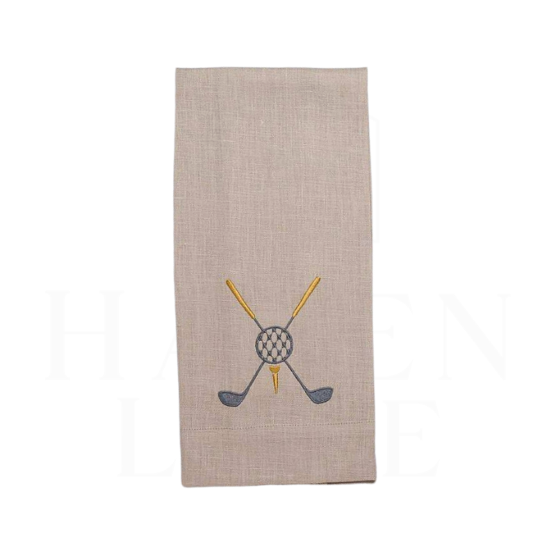 Soft Flax (Grey) Golf Towel