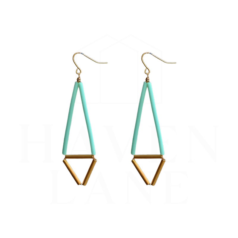 Halston Triangle Hoop