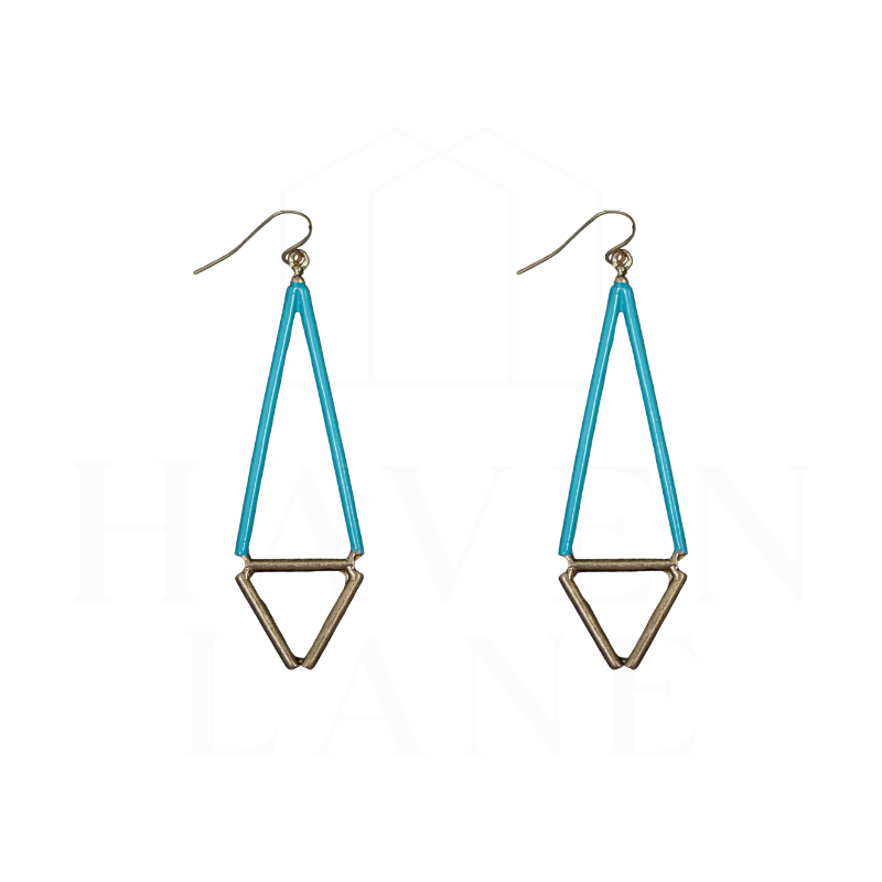 Halston Triangle Hoop