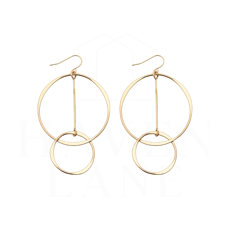 Heather Double Ring Hoop