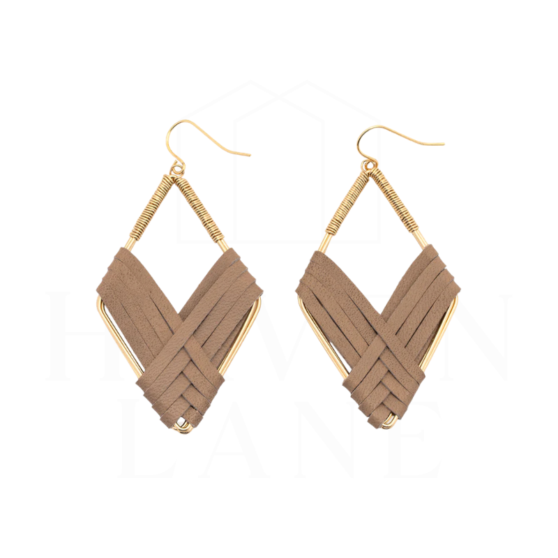 Holland Leather Earring