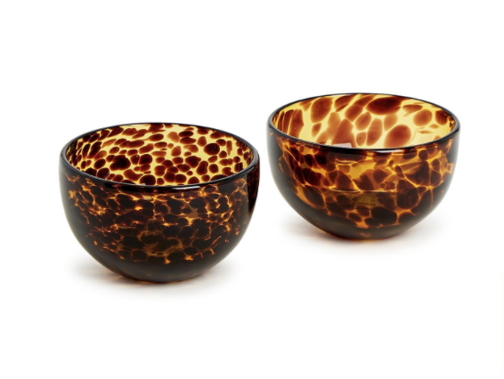 Tortoise Print Tidbit Bowl
