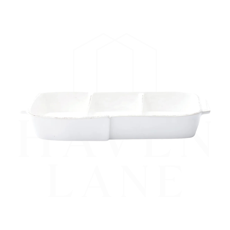 Vietri Lastra Collection Small 3-Section Server