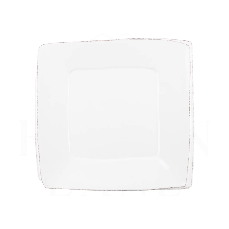 Lastra Square Platter, White