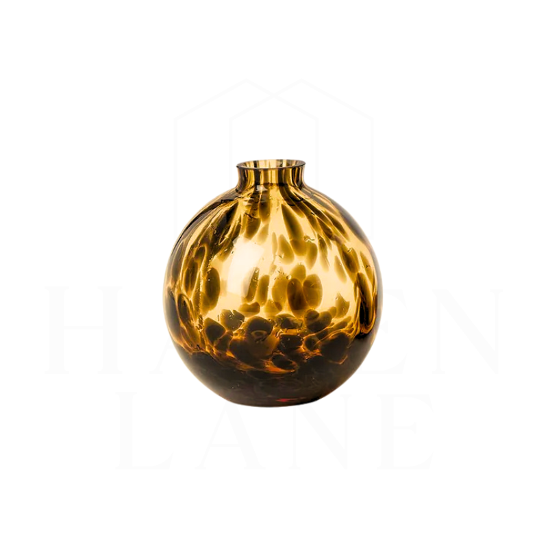 Tortoise Print Vase, assorted