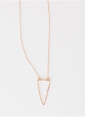 Lake Triangle Necklace