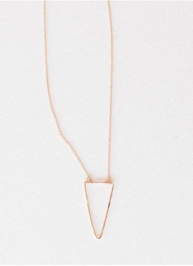 Lake Triangle Necklace