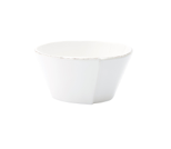 Lastra White Stacking Cereal Bowl
