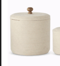 Rope Wrapped Wood Lidded Container