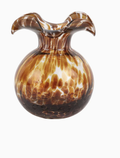 Brn Tortoiseshell Bud Vase
