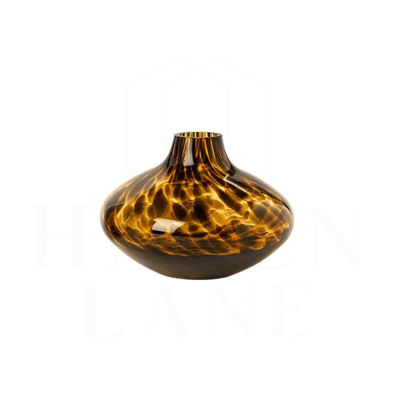 Tortoise Print Vase, assorted