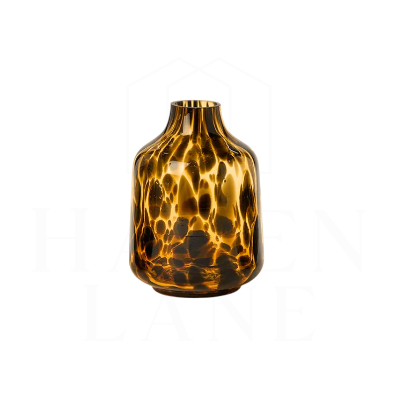 Tortoise Print Vase, assorted