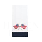 American Flags Linen Towel