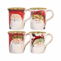 Old St. Nick Assorted Mugs, Set of 4